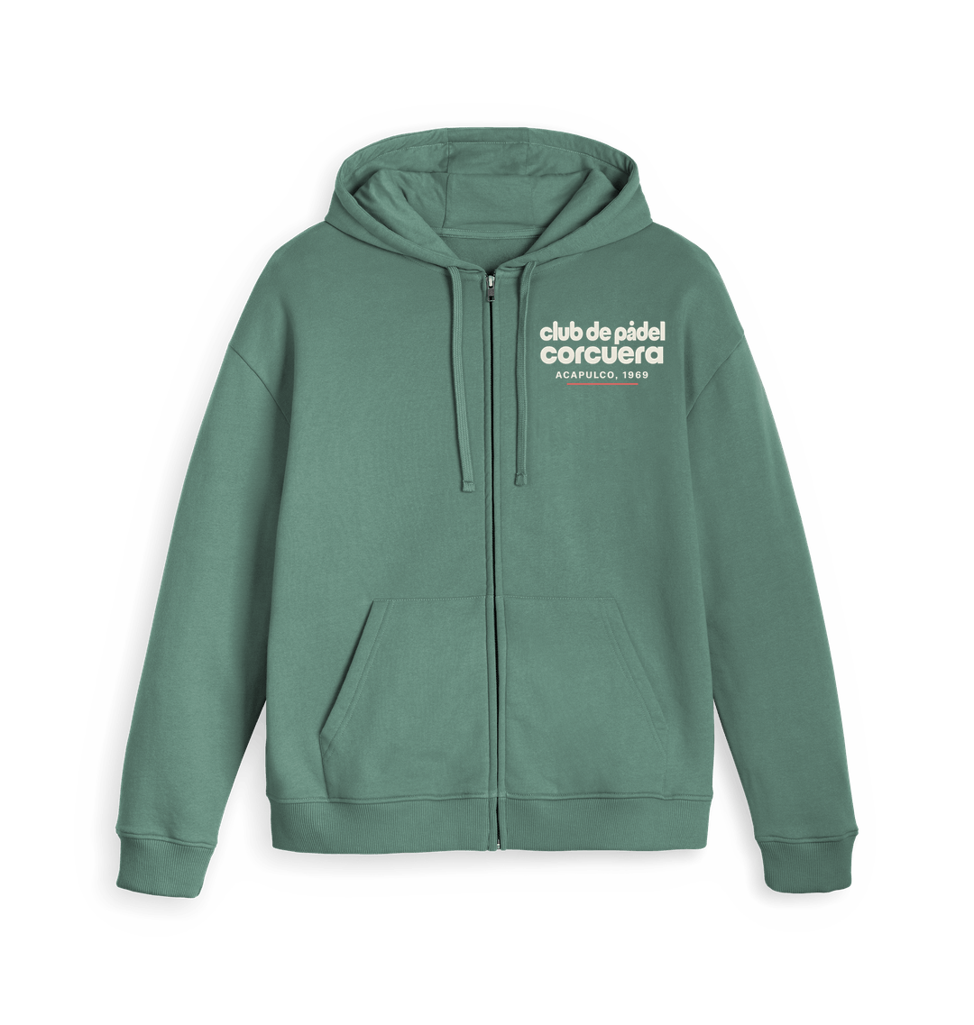 Club de Padel Full-Zip Hoodie by Corcuera Padel Club - product image