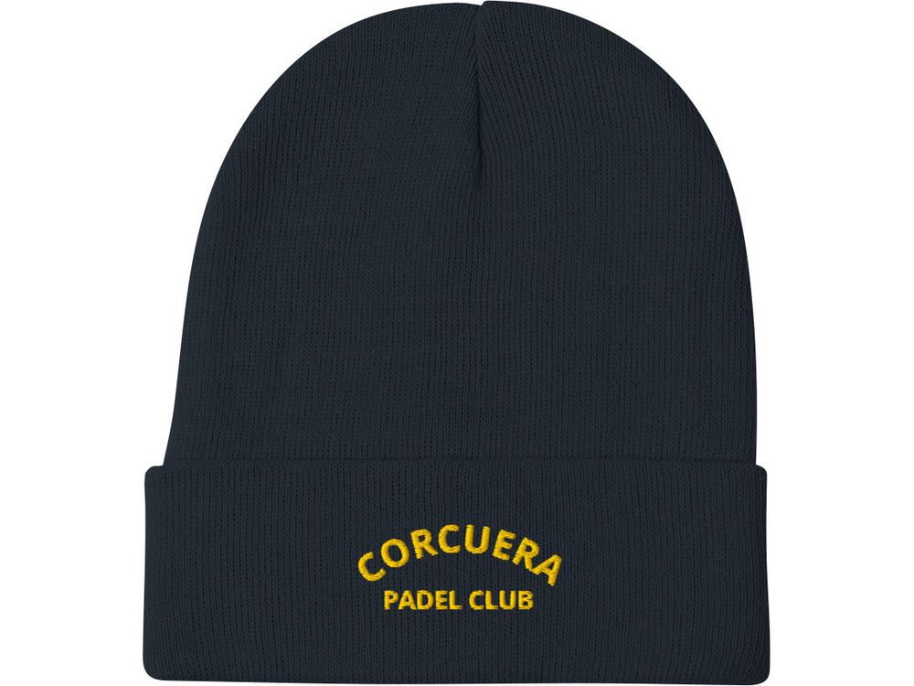 Court 1 Club Beanie - Side View - Embroidered Detailing
