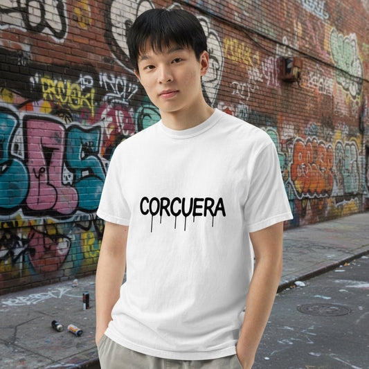 Corcuera Autograph Graffiti Heavyweight Padel T-Shirt — Men's - Corcuera Padel Club