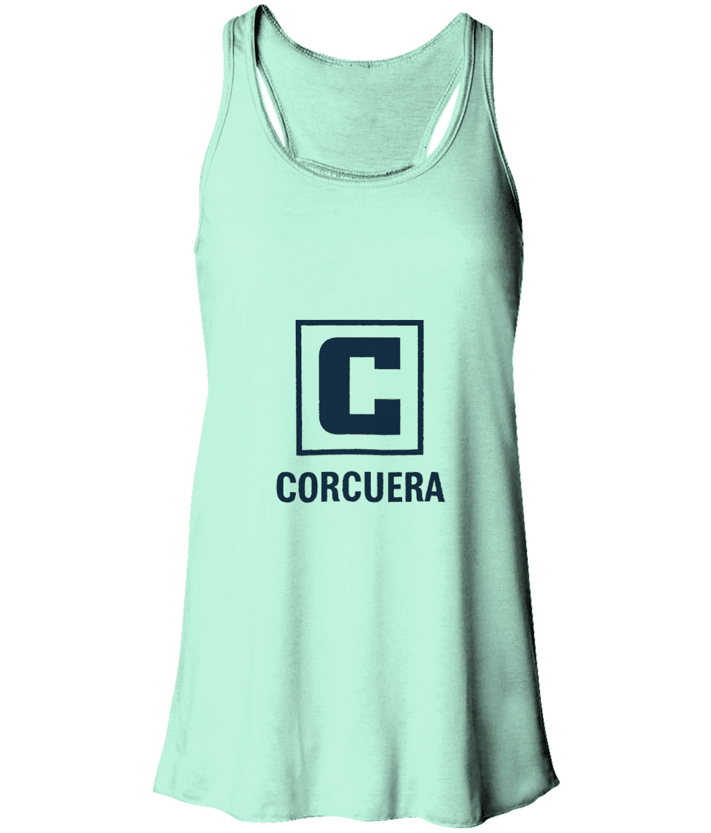 Corcuera Classic C Flowy Racer Back Padel Tank Top — Women's - Corcuera Padel Club