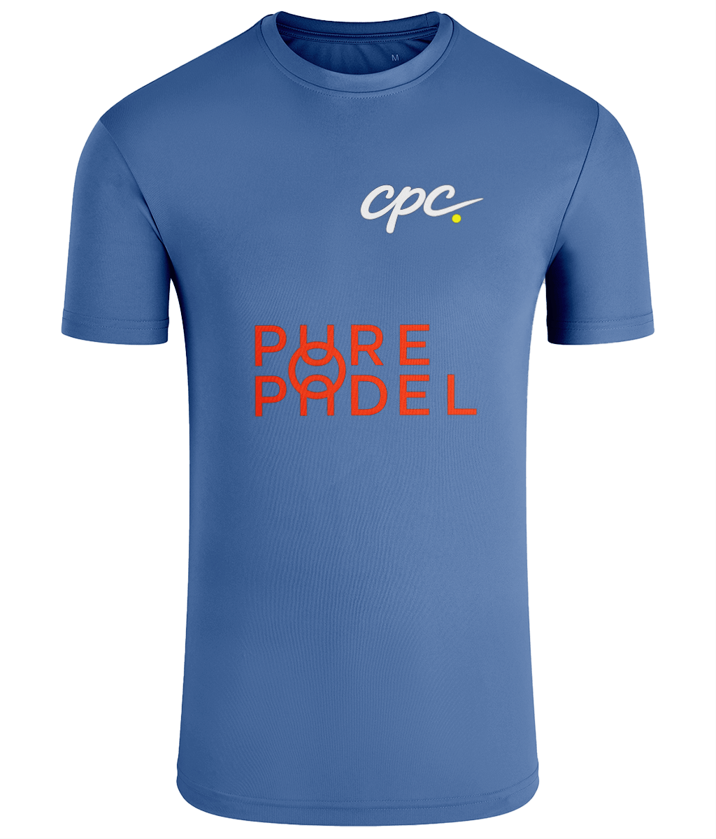 CPC 26 Pure Padel Coaches T-Shirt – unisex padel coaching tee, back | Corcuera Padel Club