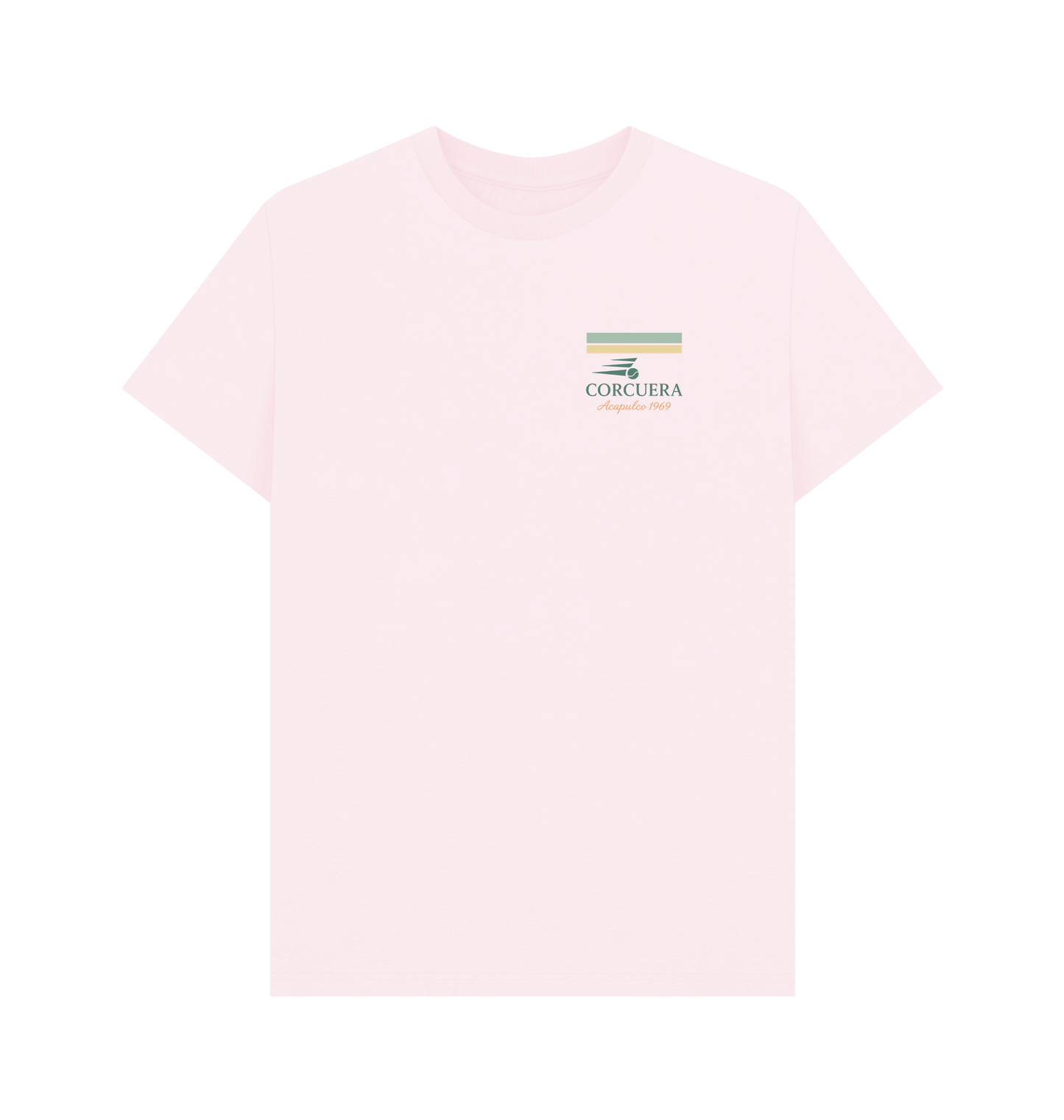 Heritage Acapulco 1969 Padel T-Shirt in pink – Corcuera Padel Club lifestyle tee