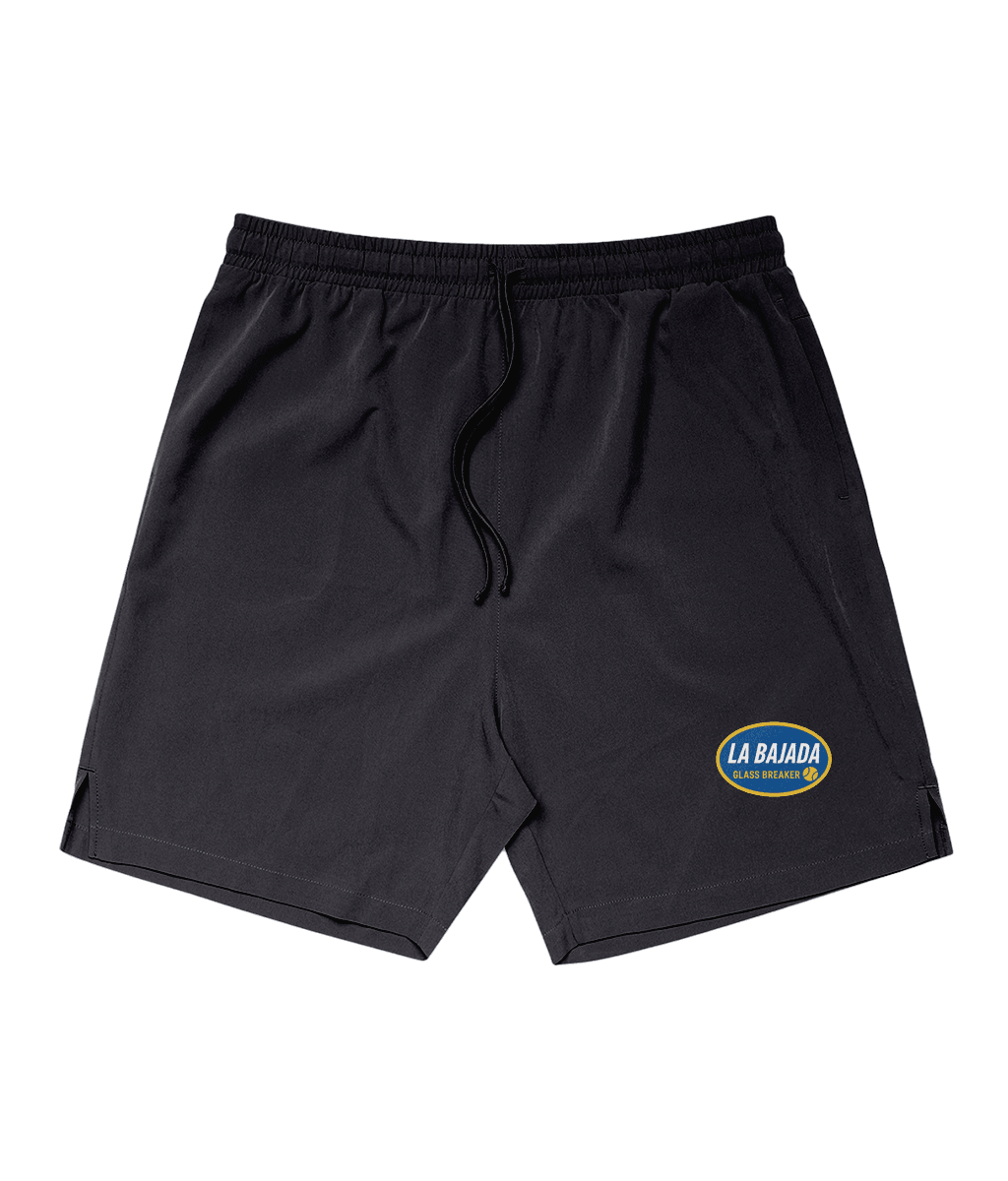 La Bajada Technical Padel Shorts 18" — Men's – men's technical padel shorts, back | Corcuera Padel Club