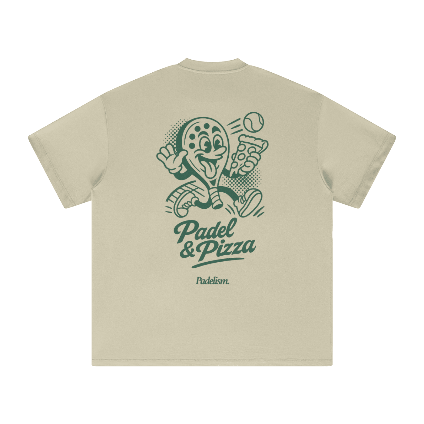 Padel & Pizza - Heavyweight T-Shirt - Corcuera Padel Club