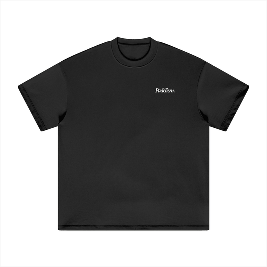 Padelism LNPC Heavyweight Padel T-Shirt – unisex heavyweight padel tee, back | Corcuera Padel Club
