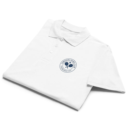 Premium Club Crest pique polo shirt - Corcuera Padel Club