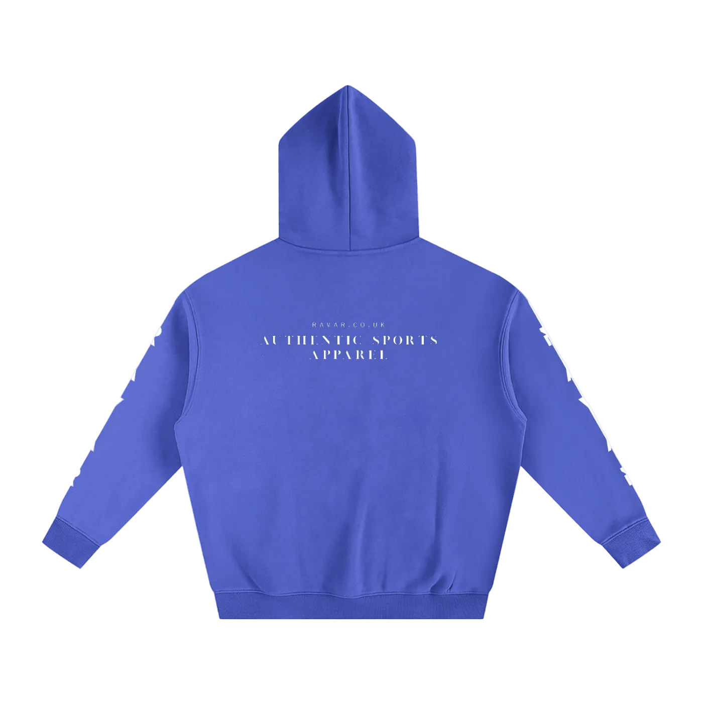 Ravar Arm-Print Heavyweight Padel Hoodie – unisex padel hoodie, sleeve detail | Corcuera Padel Club