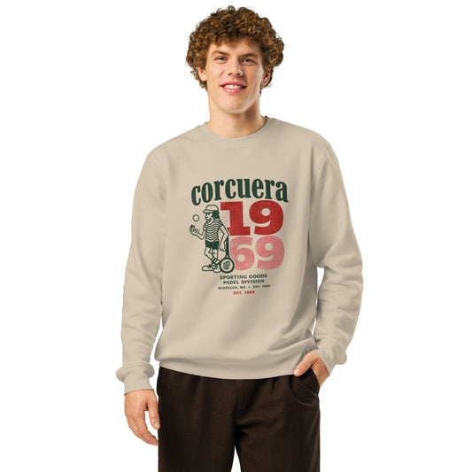 OG Unisex Organic Mid-Weight Sweatshirt – organic padel sweatshirt by Corcuera