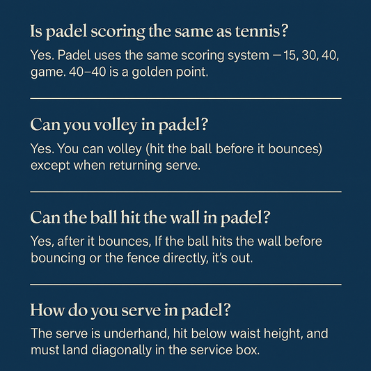 Padel Rules FAQ - Most Asked Questions About Padel Tennis Answered