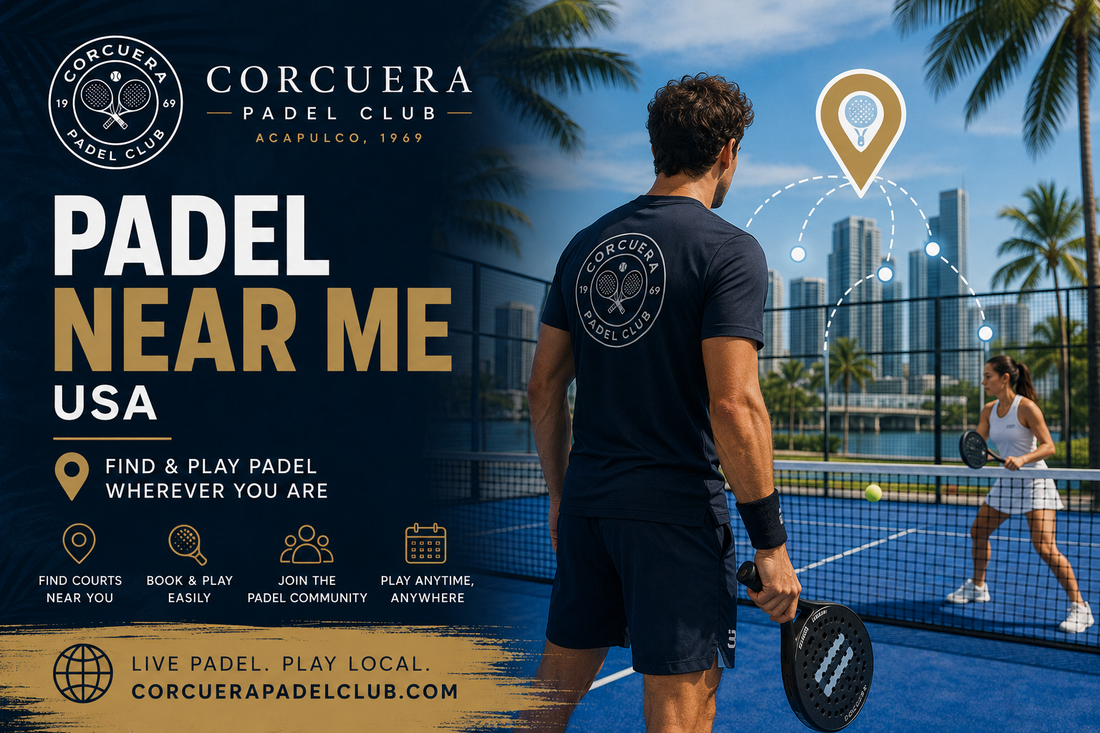 Finding padel courts near you in the USA