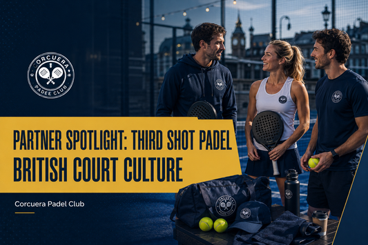 Third Shot padel apparel — partner brand spotlight at Corcuera Padel Club