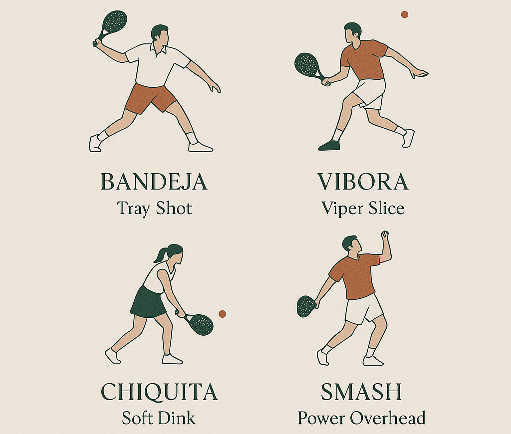 What Are the Main Shots in Padel? - Corcuera Padel Club
