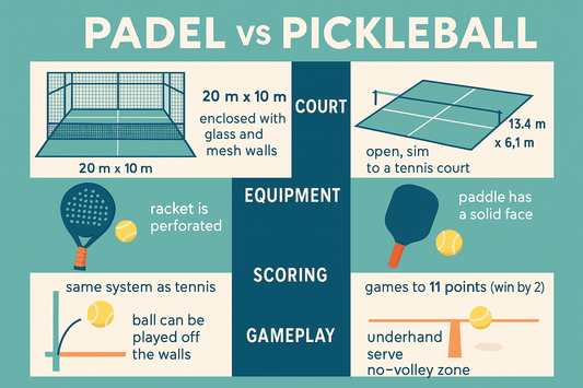 What is the difference between Padel and Pickleball? - Corcuera Padel Club