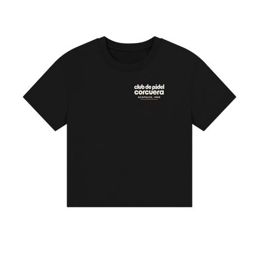 Black Printed T-shirt Front