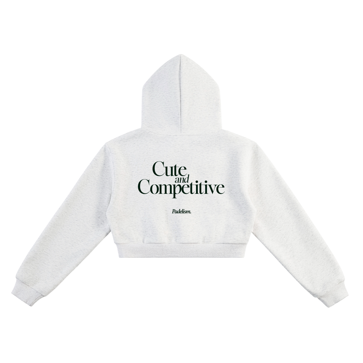 Cute and Competitive Cropped Hoodie