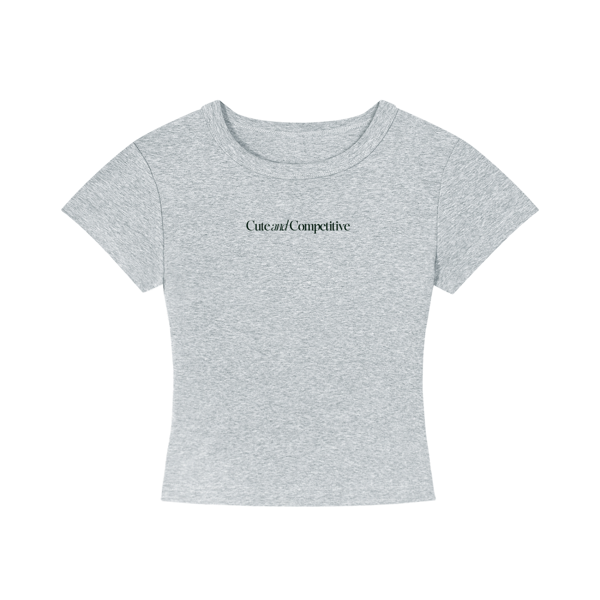 Cute and Competitive Cropped T-Shirt