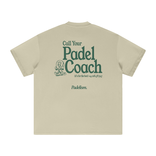 Padel Coach - Heavyweight T-Shirt