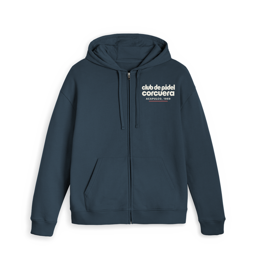 Club de Padel Full-Zip Hoodie by Corcuera Padel Club - product image