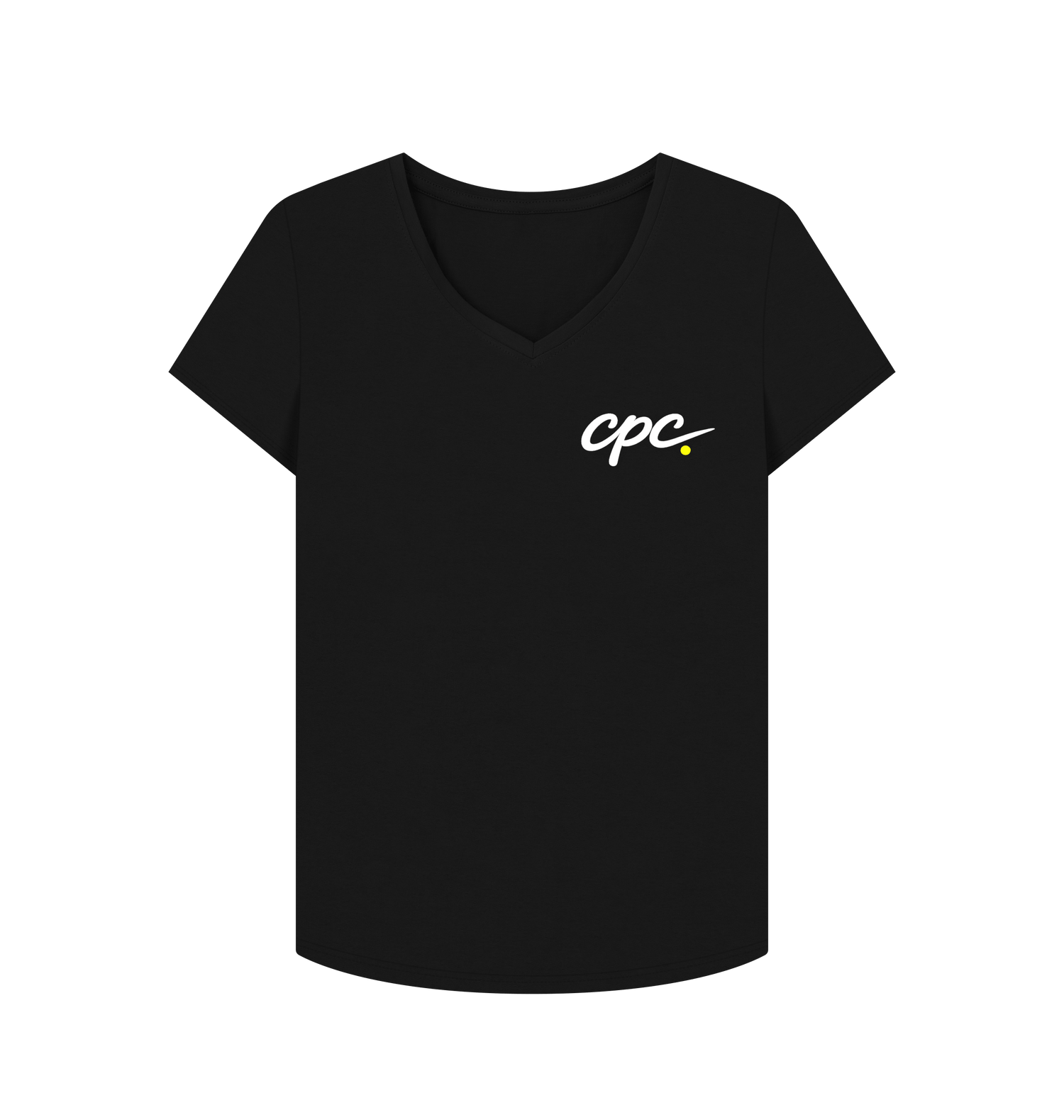 Black Printed T-shirt Front