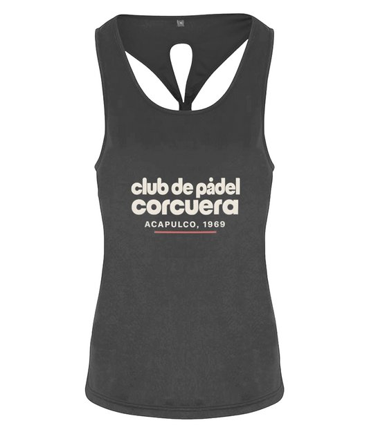 Club de Padel - Women's TriDri® Yoga Knot Vest grey