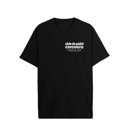Club de Padel athletic T-shirt – recycled, moisture-wicking, UPF 30+ by Corcuera Padel Club