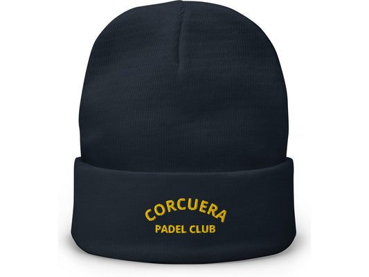 Court 1 Club Beanie - Front View - Corcuera Padel Club