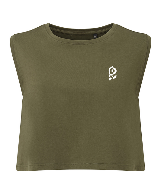 Ravar - Womens Cropped Performance Tank Top