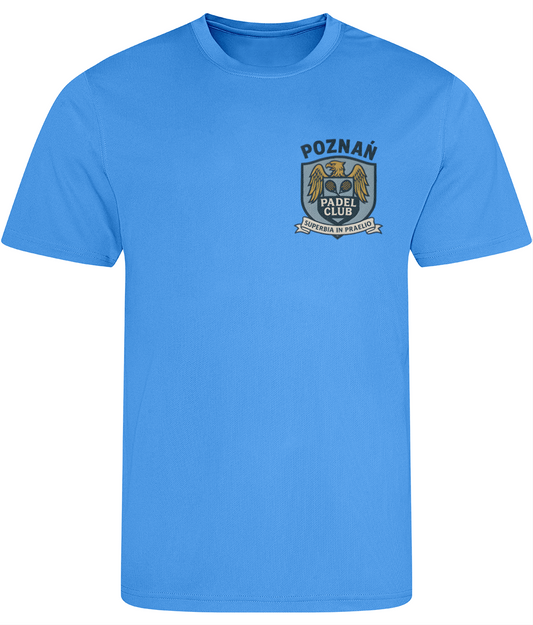 Poznań celebration T-shirt - fan inspired Manchester football design by Corcuera Padel Club