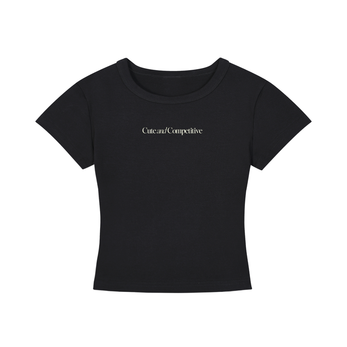 Cute and Competitive Cropped T-Shirt
