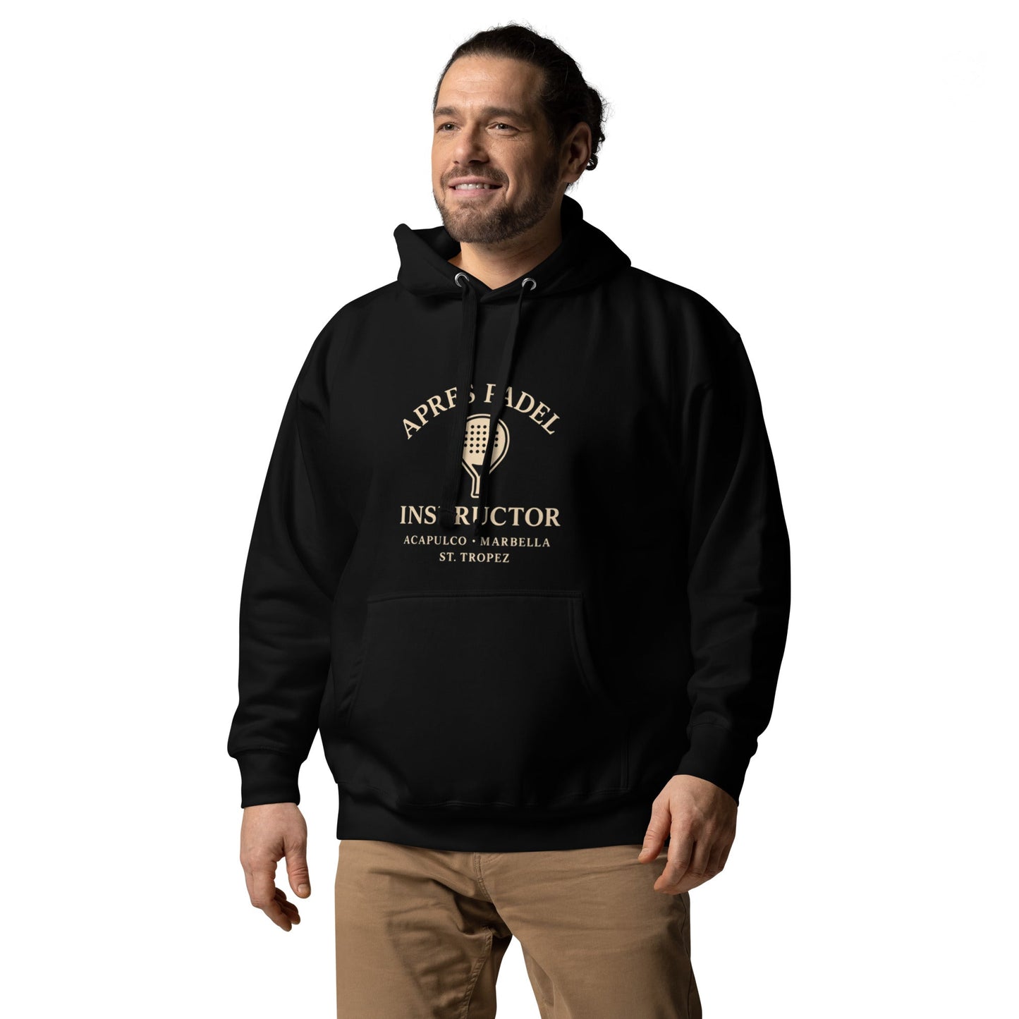 Après Padel Hoodie – unisex padel hoodie, alternate angle | Corcuera Padel Club