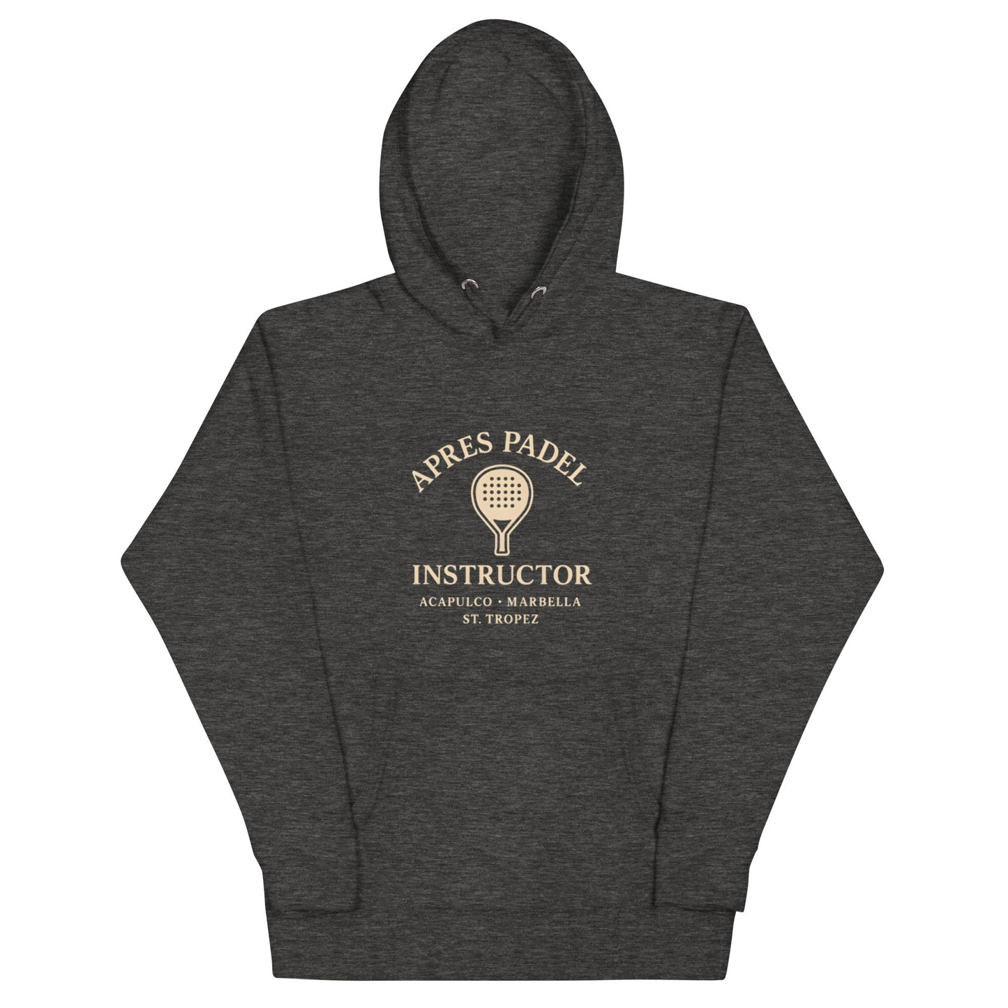Après Padel Hoodie – unisex padel hoodie, black detail | Corcuera Padel Club