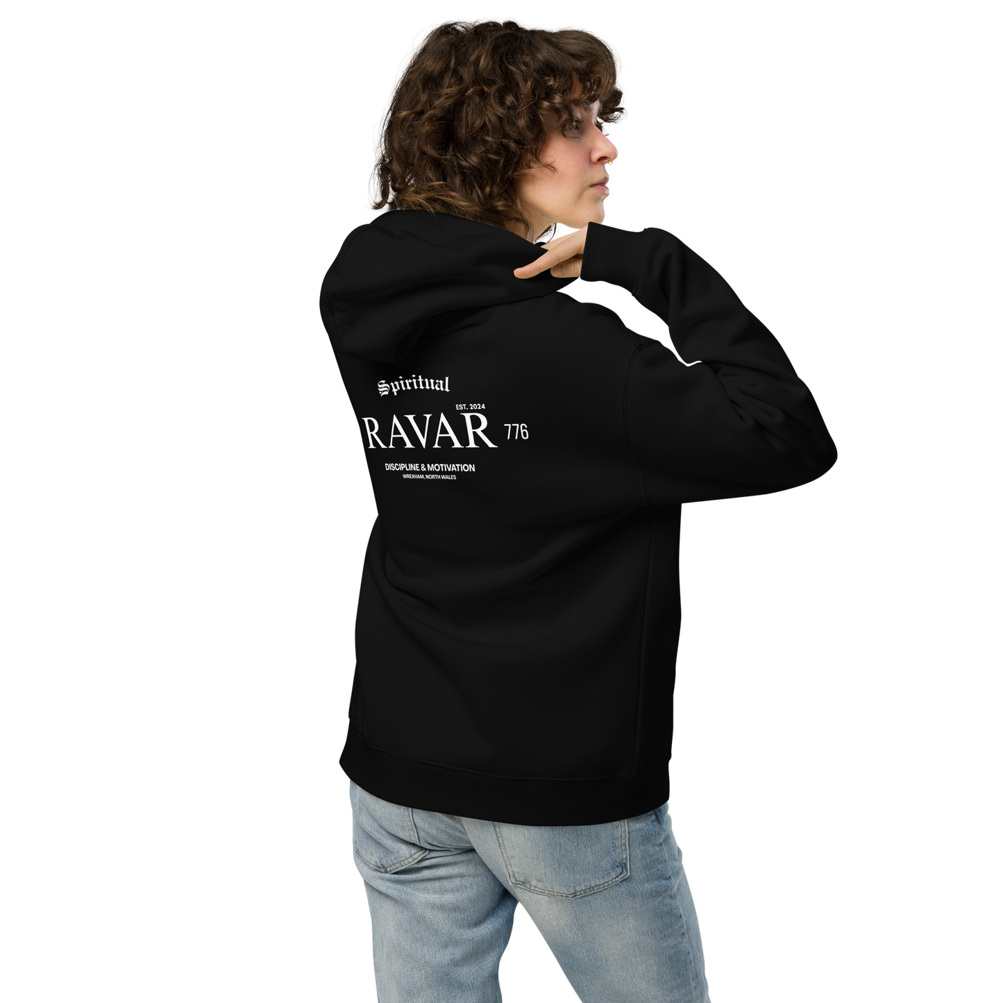 Ravar - Oversized Embroidered 776 Hoodie