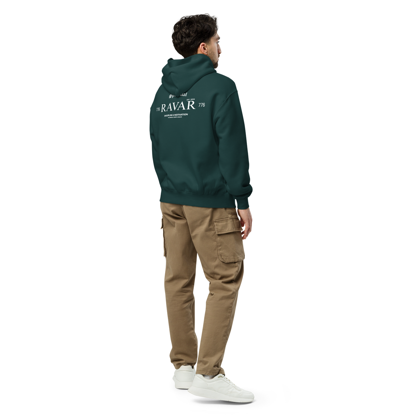 Ravar - Oversized Embroidered 776 Hoodie