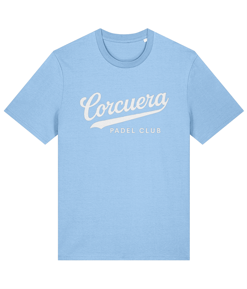 Autograph Originals Retro Baseball Padel T-Shirt – unisex burgundy padel tee, front | Corcuera Padel Club