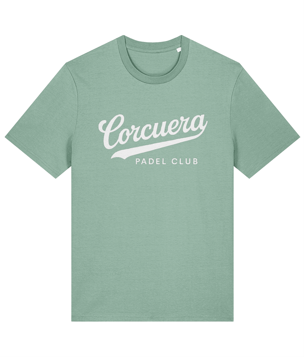 Autograph Originals Retro Baseball Padel T-Shirt – unisex black padel tee, front | Corcuera Padel Club