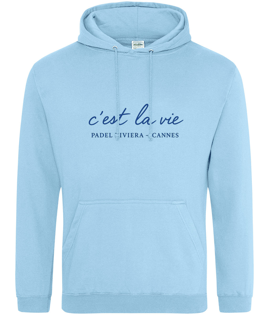 Autograph Originals Riviera Padel Hoodie – unisex padel hoodie, detail | Corcuera Padel Club