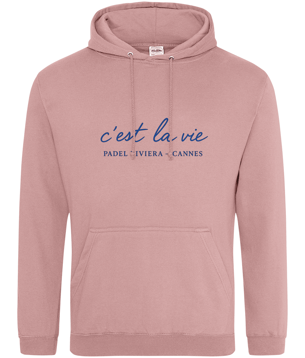 Autograph Originals Riviera Padel Hoodie – unisex padel hoodie, worn shot | Corcuera Padel Club