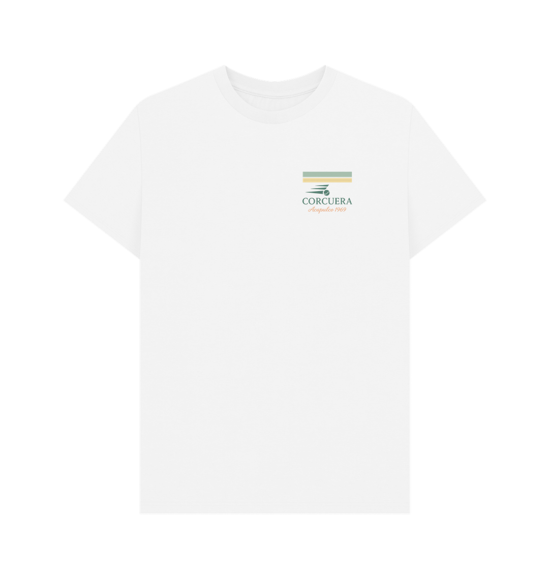Heritage Acapulco 1969 Padel T-Shirt in white – Corcuera Padel Club heritage tee