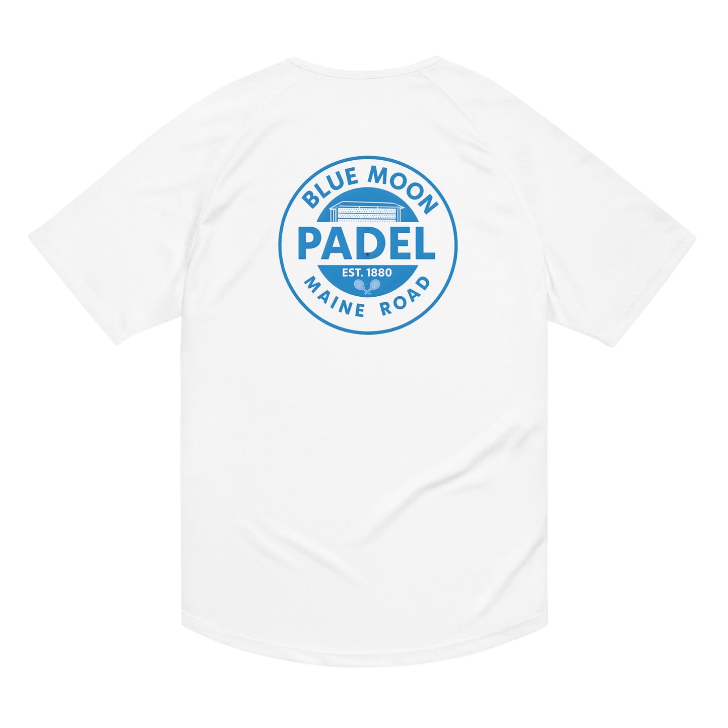 Blue Moon Padel Kippax Main Road Sports Jersey – unisex padel jersey, detail | Corcuera Padel Club