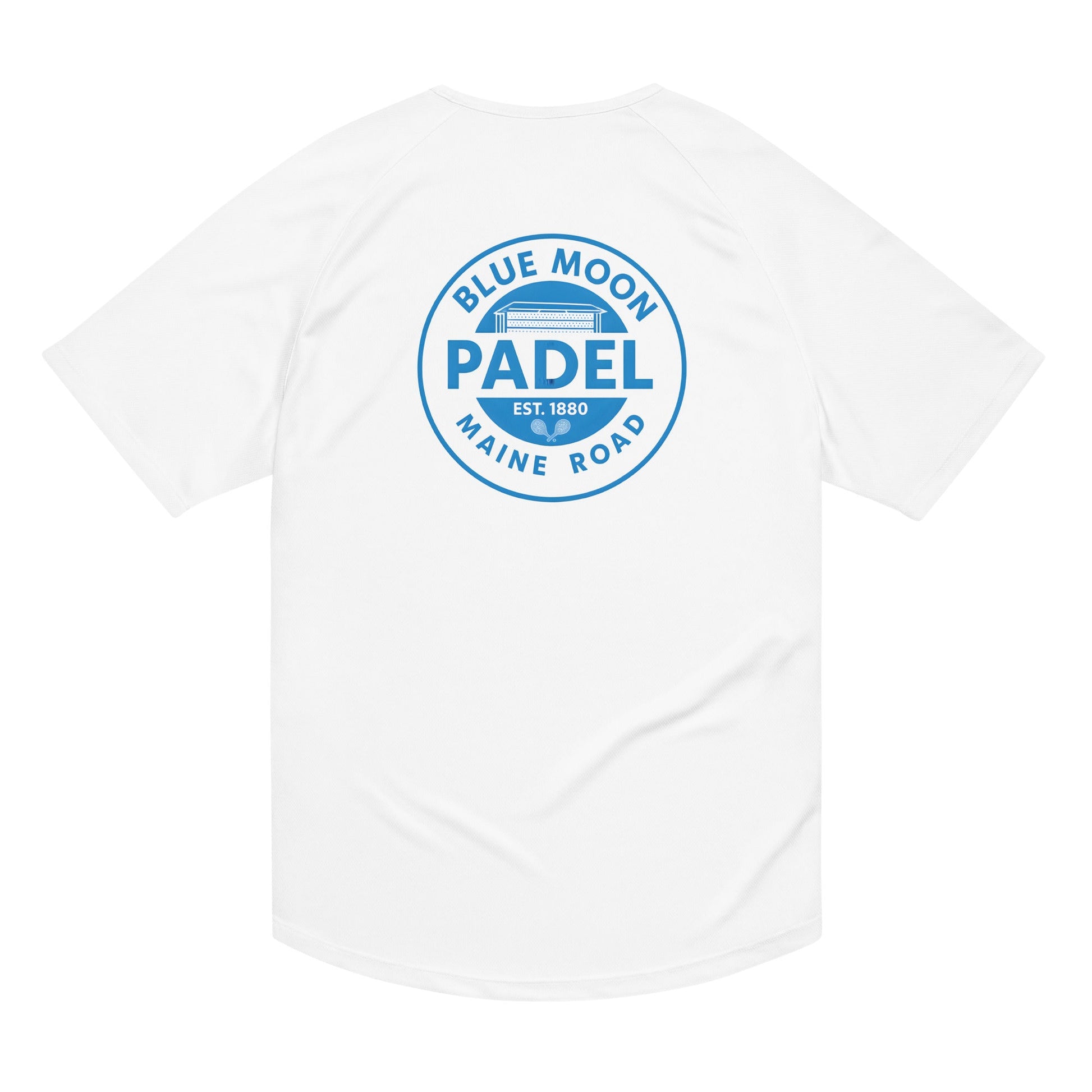 Blue Moon Padel Kippax Main Road Sports Jersey – unisex padel jersey, detail | Corcuera Padel Club