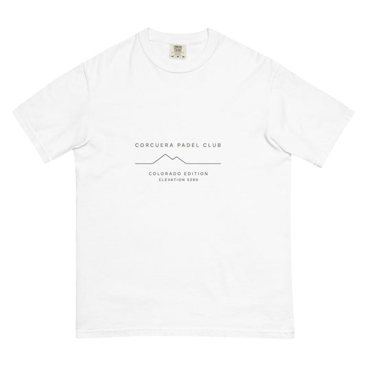 Colorado Padel Club Unisex Heavyweight T-Shirt - Corcuera Padel Club