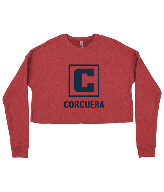Corcuera Classic C Cropped Padel Sweatshirt — Women's - Corcuera Padel Club