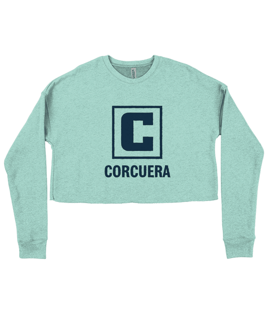 Corcuera Classic C Cropped Padel Sweatshirt — Women's - Corcuera Padel Club