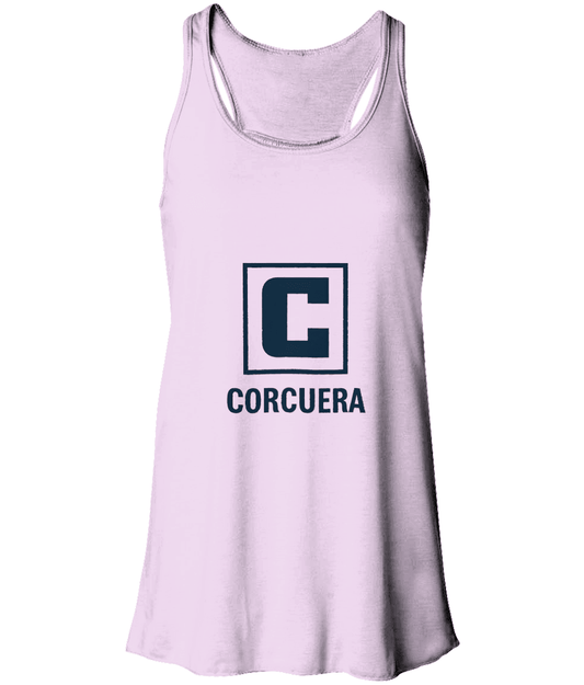 Corcuera Classic C Flowy Racer Back Padel Tank Top — Women's - Corcuera Padel Club