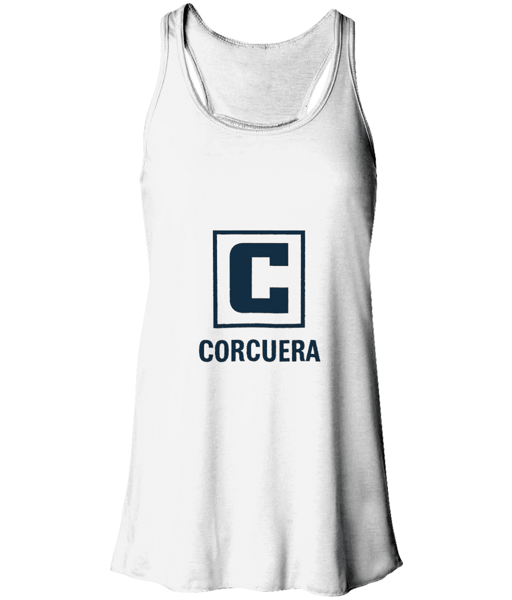 Corcuera Classic C Flowy Racer Back Padel Tank Top — Women's - Corcuera Padel Club