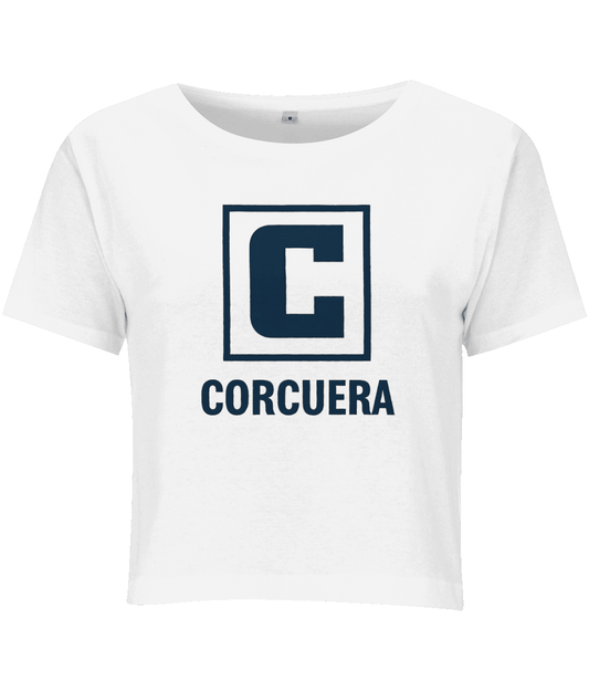 Corcuera Cropped Classic C Padel T-Shirt — Women's - Corcuera Padel Club