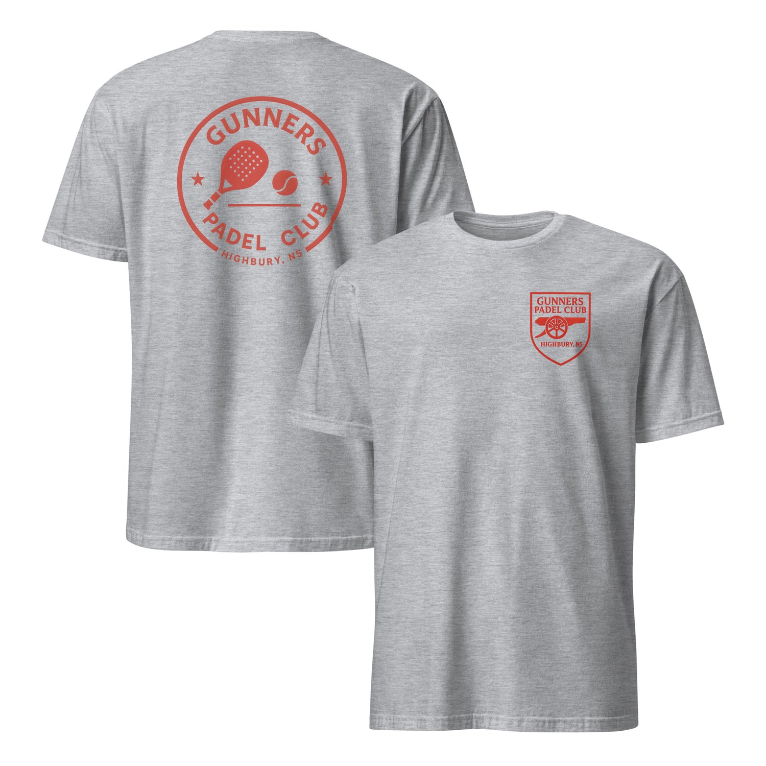 Gunners Padel Club T-Shirt Arsenal in Grey