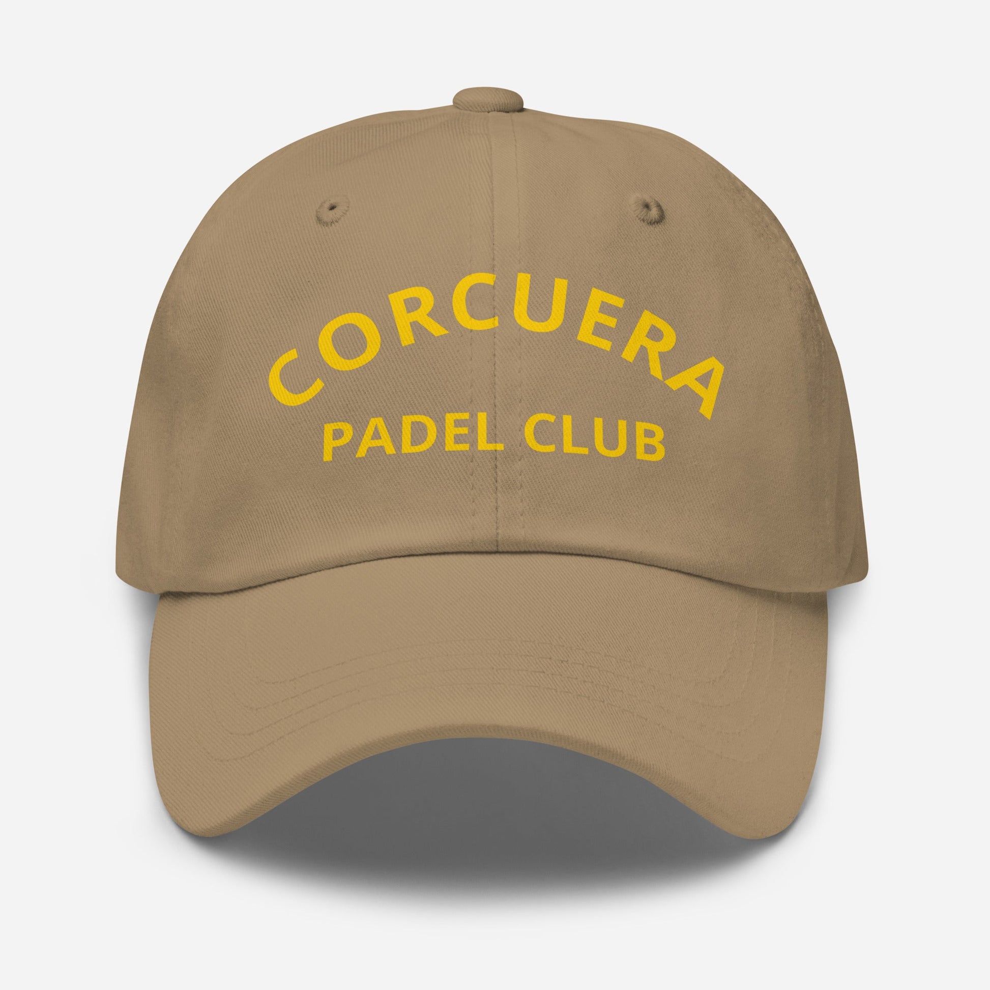 Corcuera Padel Club Dad Hat – padel cap, styled shot | Corcuera Padel Club