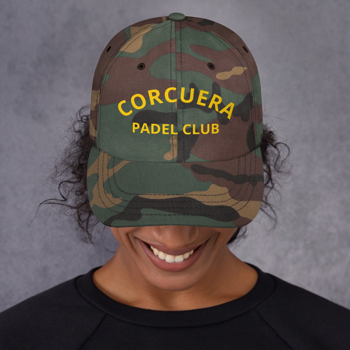 Corcuera Padel Club Dad Hat – padel cap, back | Corcuera Padel Club