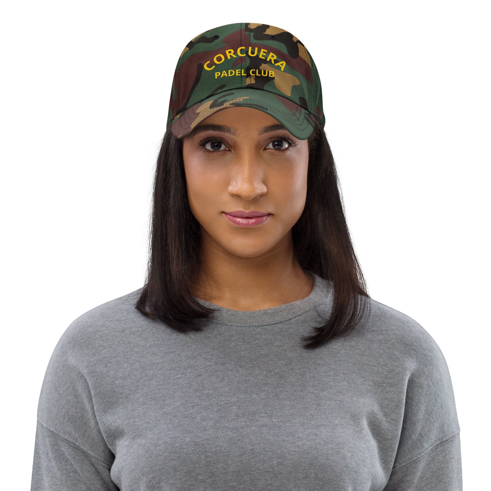 Corcuera Padel Club Dad Hat – padel cap, detail | Corcuera Padel Club